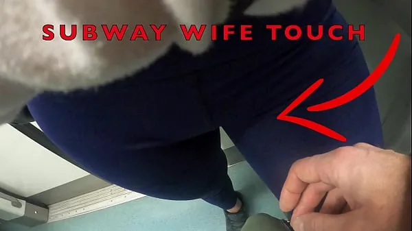 My Wife Let Older Unknown Man to Touch her Pussy Lips Over her Spandex Leggings in Subway Video keren yang keren