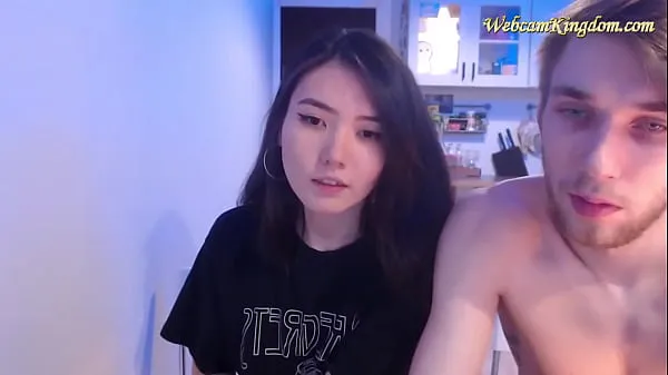 Menő Interracial cute skinny asian and white guy on webcam menő videók