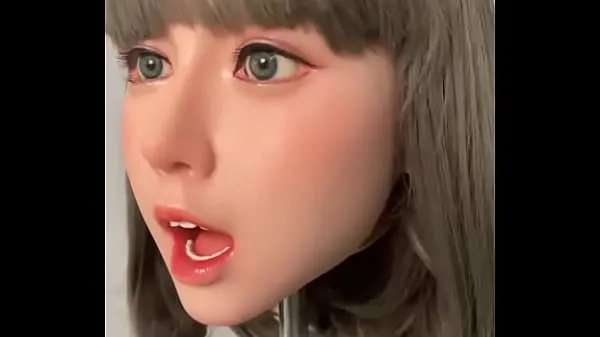 Горячие Силиконовая кукла любви Коко голова с подвижной челюстью крутые видео