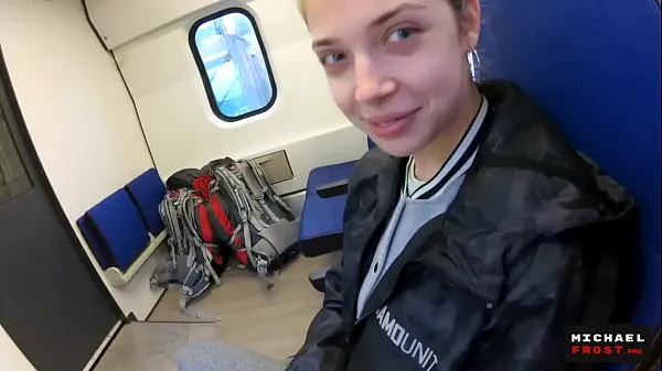 Hot Real Public Blowjob in the Train | POV Oral CreamPie by MihaNika69 and MichaelFrost cool Videos
