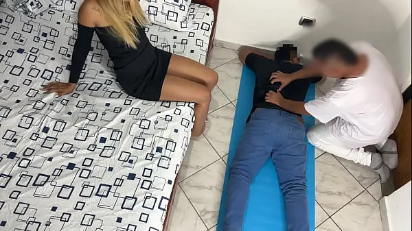 Hot My husband brings the masseuse because he likes to be fucked in front of him cool Videos