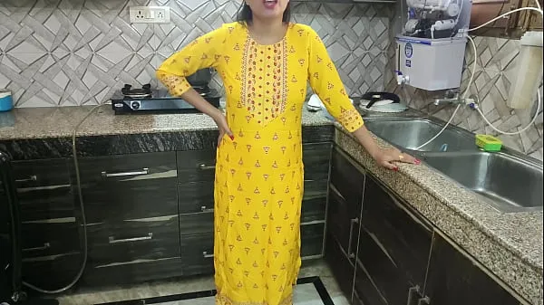 Heta Desi bhabhi was washing dishes in kitchen then her brother in law came and said bhabhi aapka chut chahiye kya dogi hindi audio coola videor